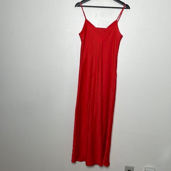 ALLSAINTS Hera Midi Slip Dress Sz M - Picture 5 of 14